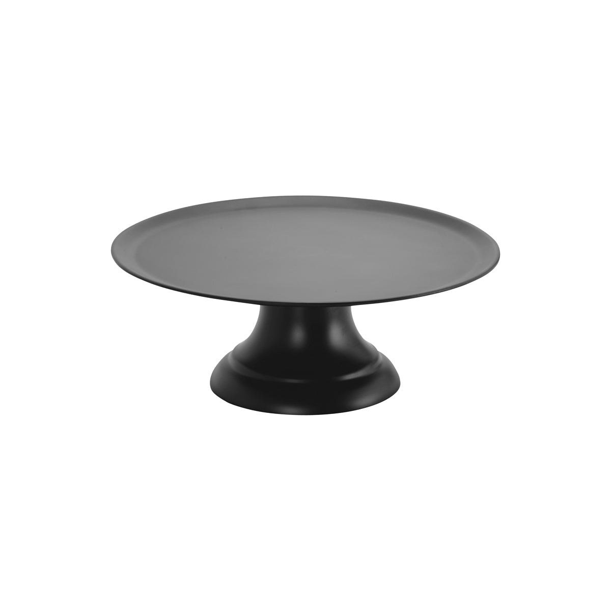 Cake Plate with Stand - Polycarbonate 357X130Mm Black