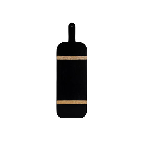 Serve Paddle Board Blk W/Acacia Inlay 560X180X15Mm