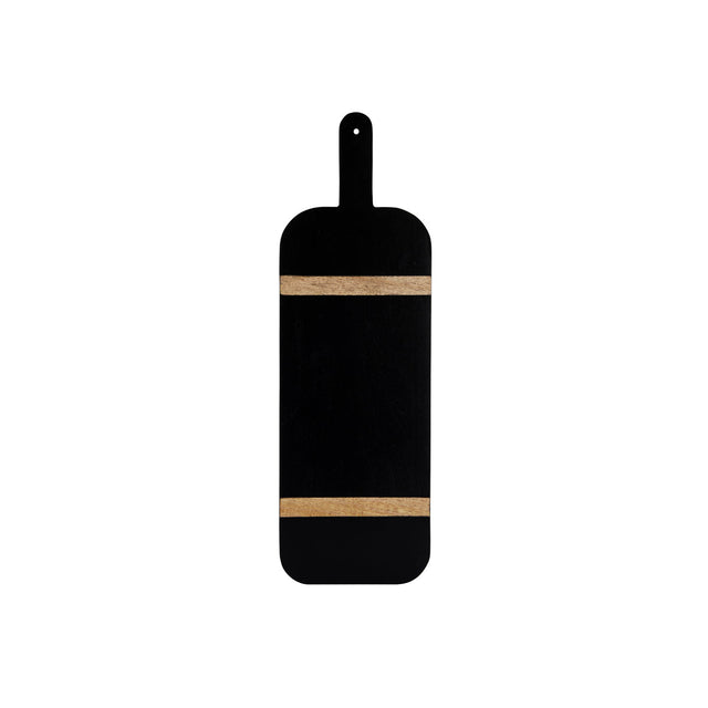 Serve Paddle Board Blk W/Acacia Inlay 560X180X15Mm