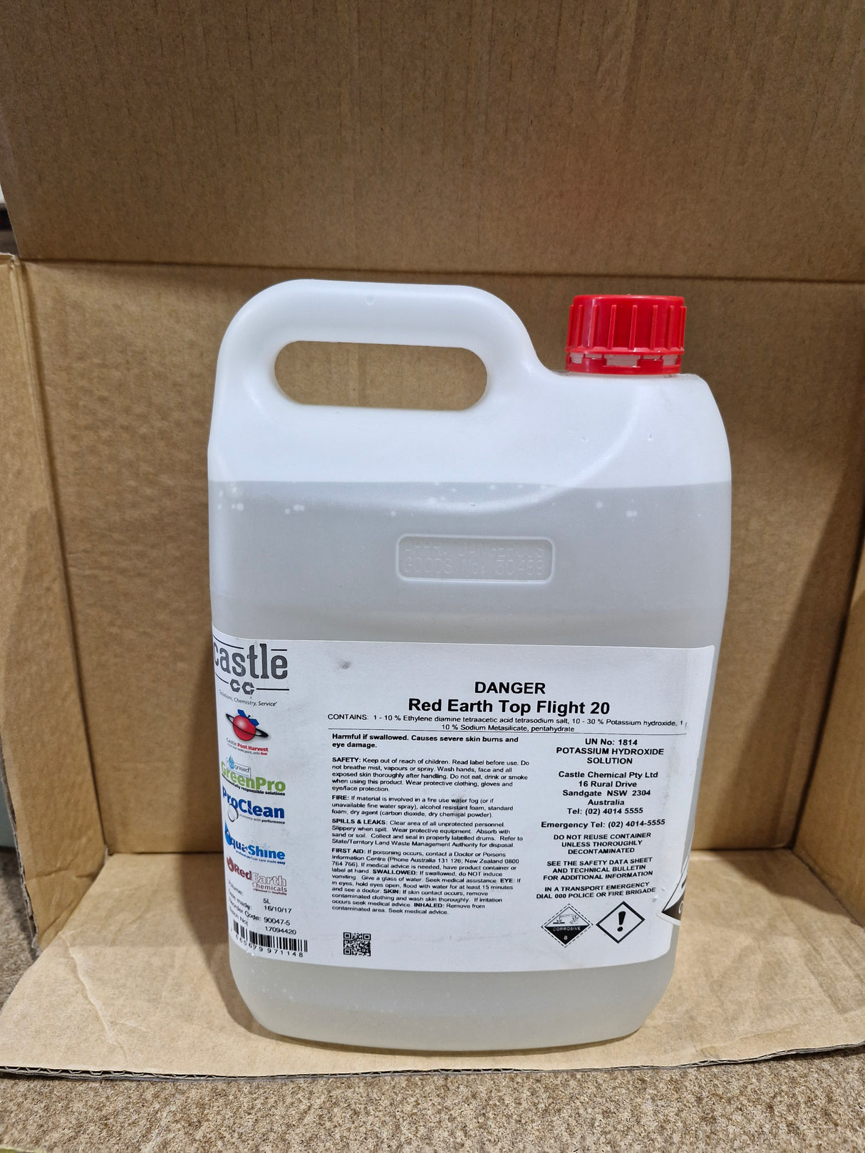 Red Earth Top Flight 5Lt Auto
Dishwash Detergent