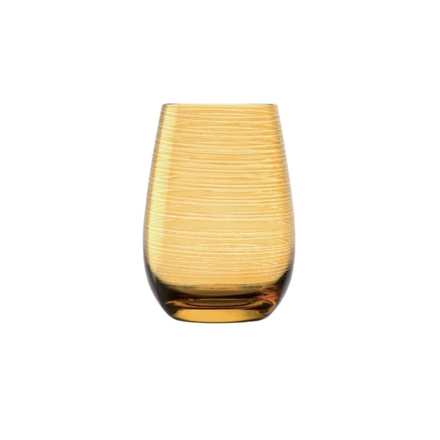 Tumbler - 470ml, Twister, Amber: Pack of 6