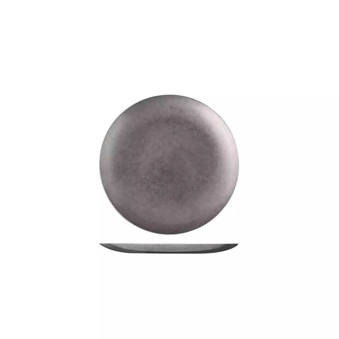 Vintage Serving-ware, Stainless Round Coupe Plate, Moda - 170mm: Pack of 6