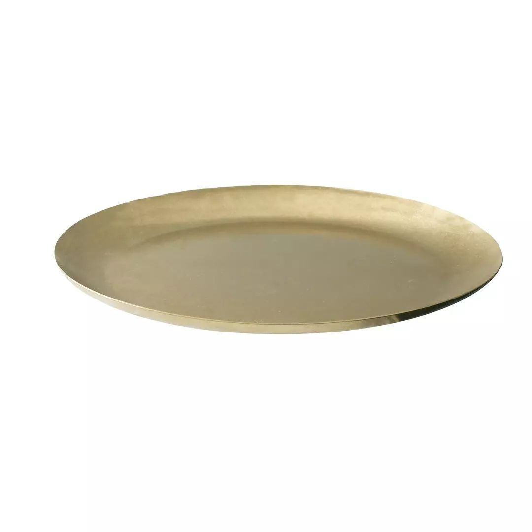 Vintage Serving-ware, Gold Oval Platter 220 x 120 x 10mm, Moda: Pack of 6