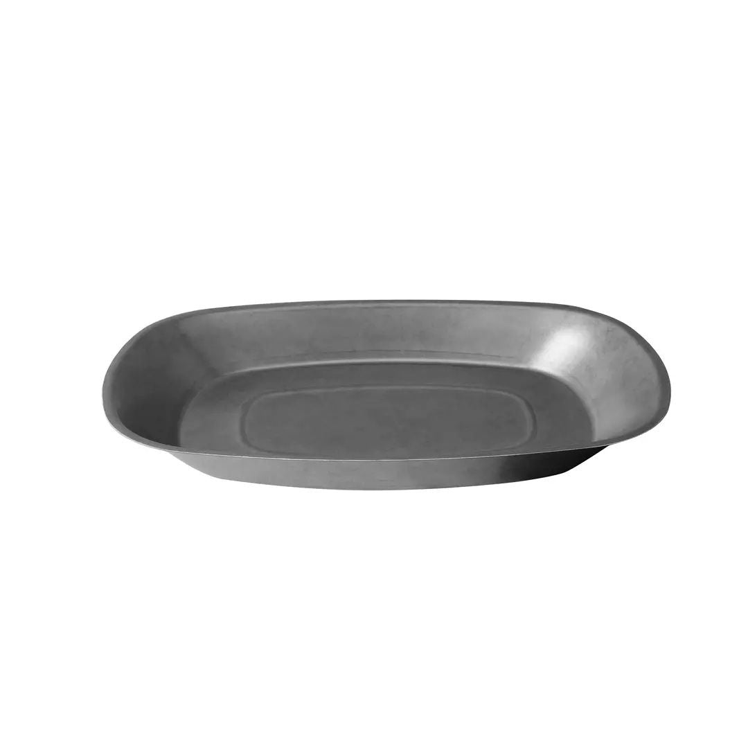 Vintage Serving-ware, Stainless Steel Oval Dish 255 x 165 x 28mm, Moda: Pack of 6