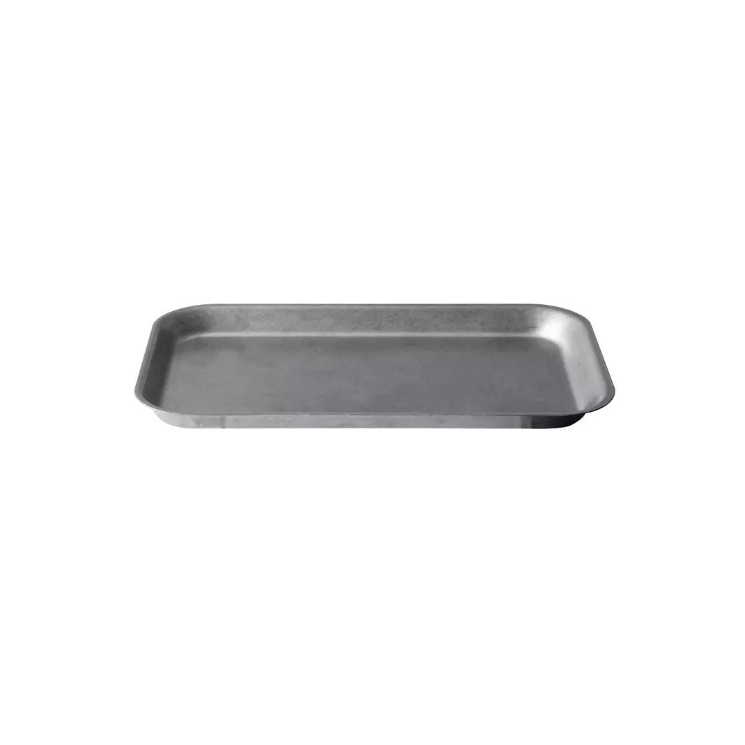 Vintage Serving-ware, Stainless Steel Rectangular Tray 190 x 110 x 12mm, Moda: Pack of 12