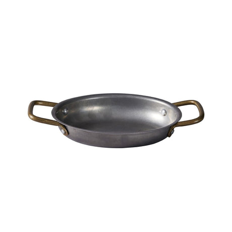Vintage Oval Dish Stainless Steel, 165 x 125mm