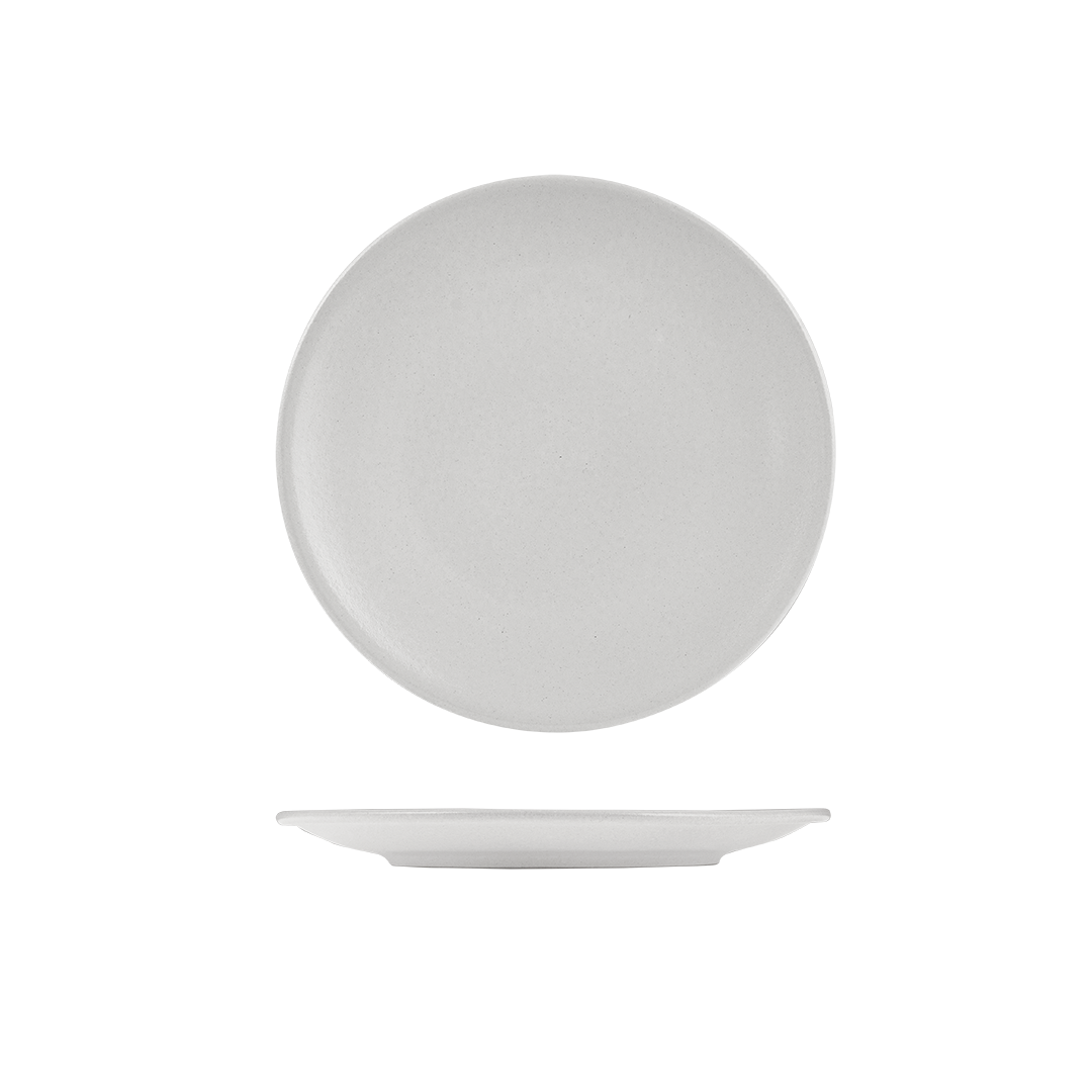 Zuma Pearl Aspen - Coupe Plate 230mm: Pack of 6