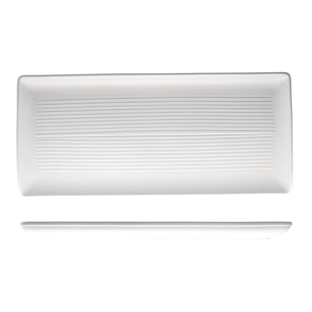 Zuma Pearl Aspen - Share Platter 395x180mm: Pack of 6