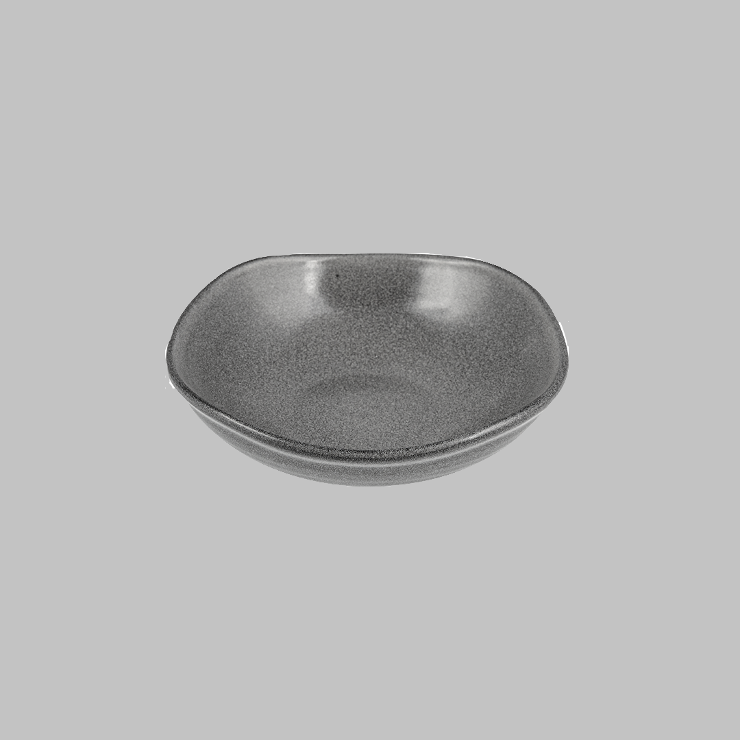Organic Shape Bowl-170mm, Gravel: Pack of 3