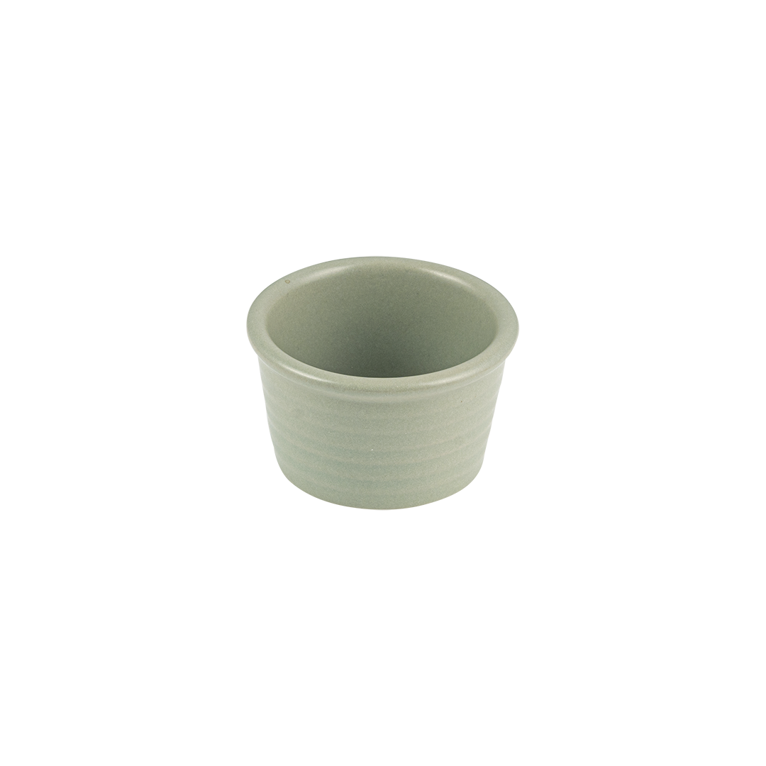 Zuma Pearl Pistachio - Ramekin Ribbed 85mm Pack of 6