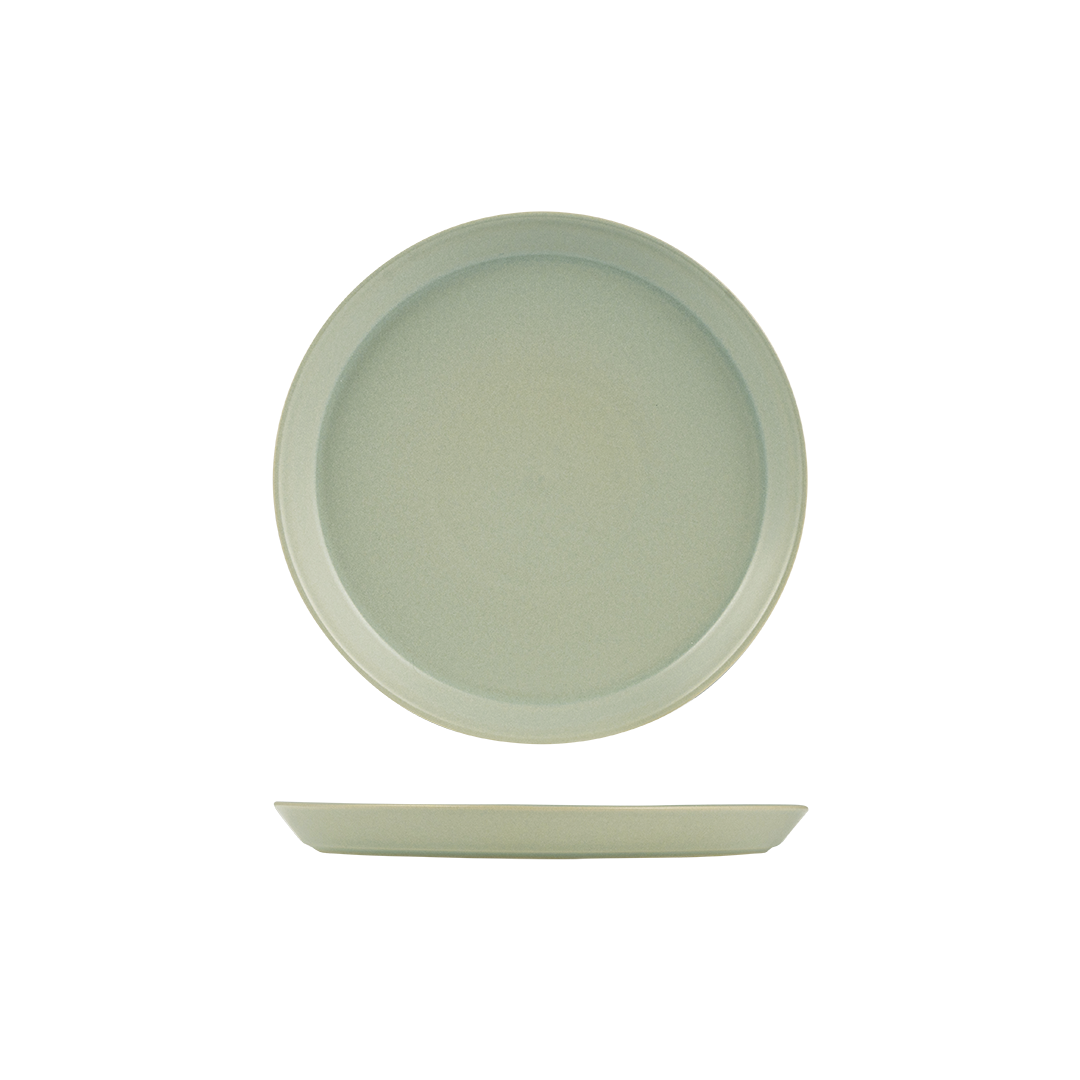 Zuma Pearl Pistachio - Tapered Plate 240mm: Pack of 6