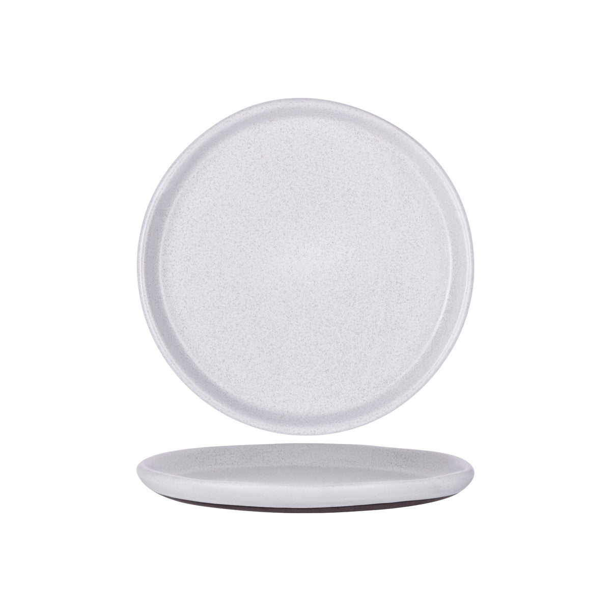 Tablekraft Naturals Ash Grey Round Plate 325X28Mm Clay: Pack of 2