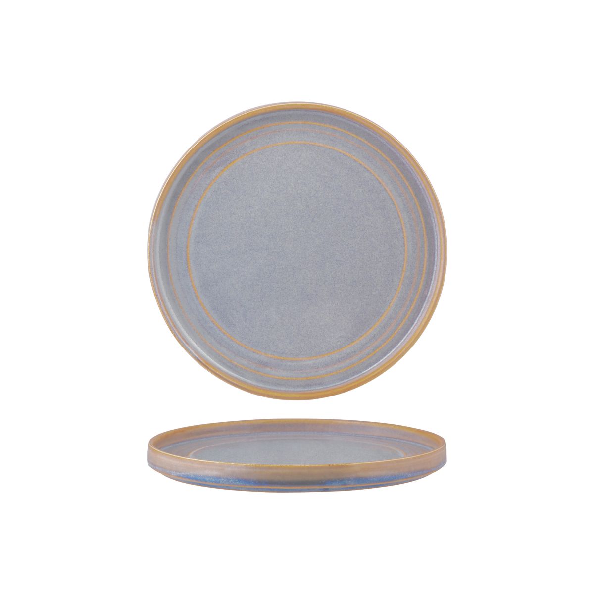 Tablekraft Urban Loft Round Plate - 225x22mm Azure Blue: Pack of 4