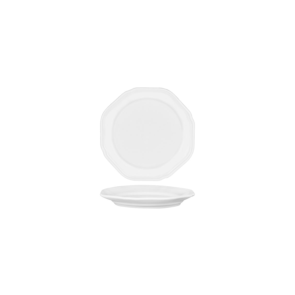 Provincial Cotton Vintage Rim Plate 190mm: Pack of 6