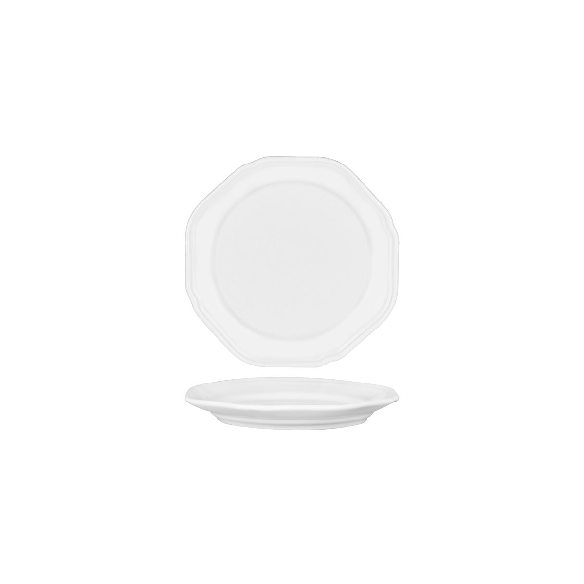 Provincial Cotton Vintage Rim Plate 210mm: Pack of 6
