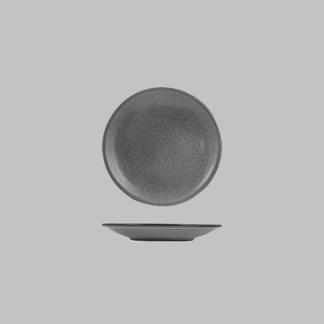 Coupe Tapas Plate-180mm, Gravel: Pack of 6