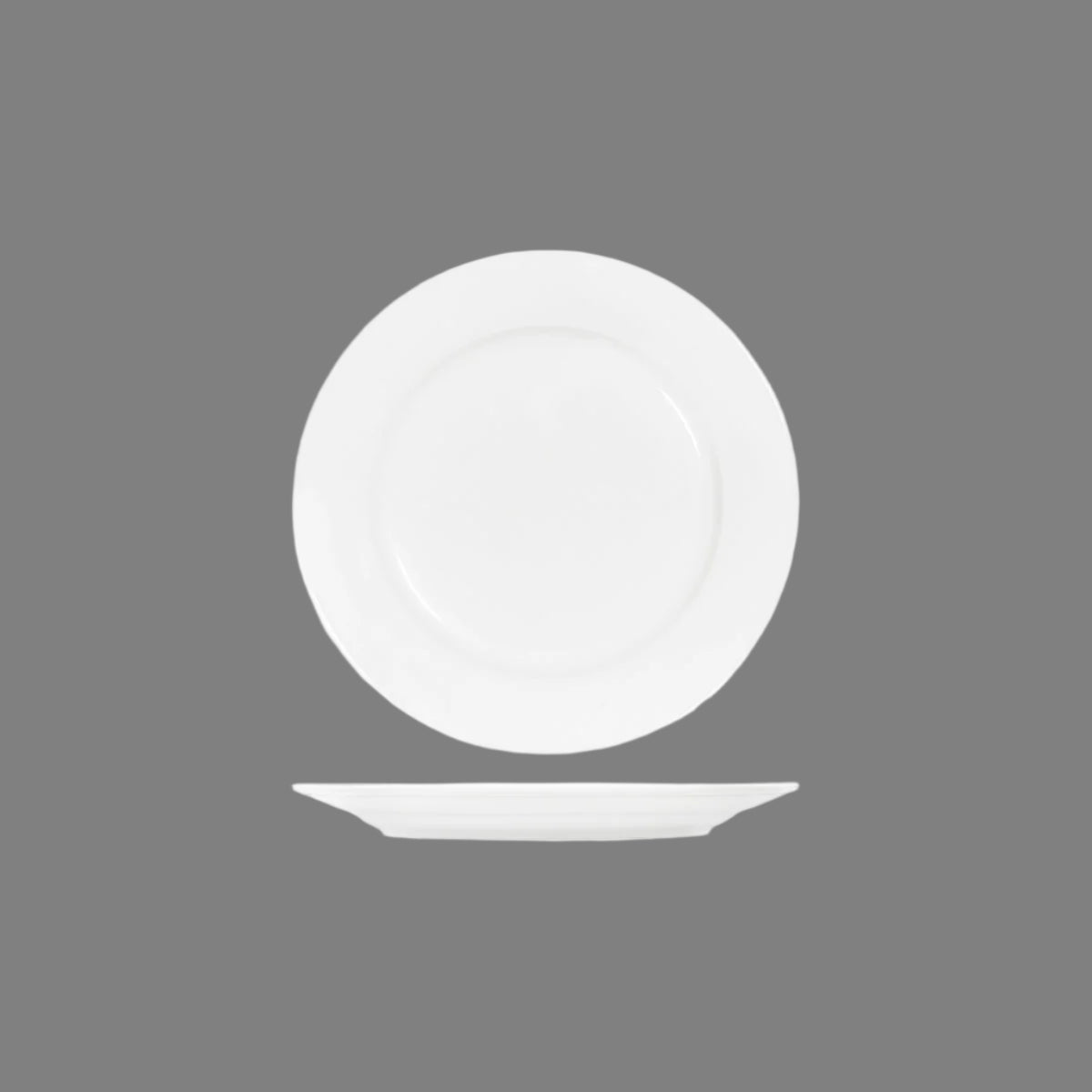 Core White Round Plate Rim Shape- 280mm: Pack of 3