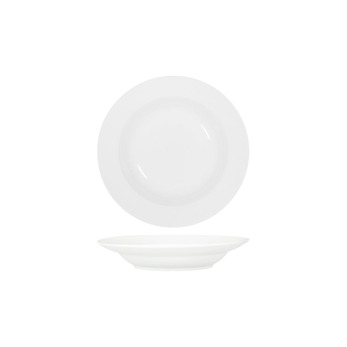 Core White Pasta/Soup Bowl Deep-250x45mmrim Shape: Pack of 4