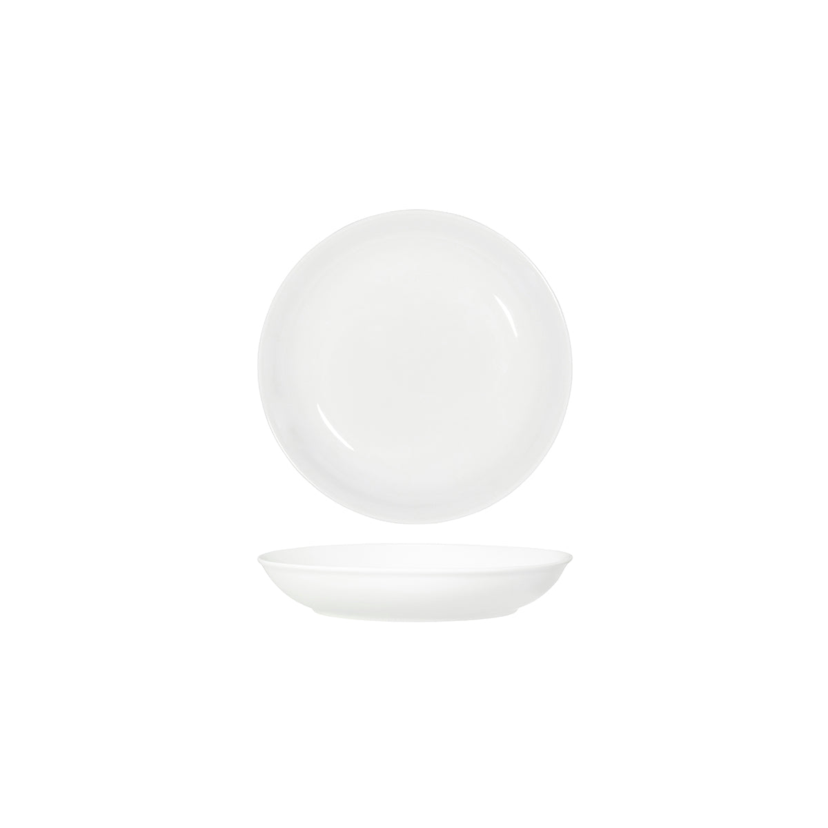 Core White Round Deep Coupe Bowl 205x38mm: Pack of 6