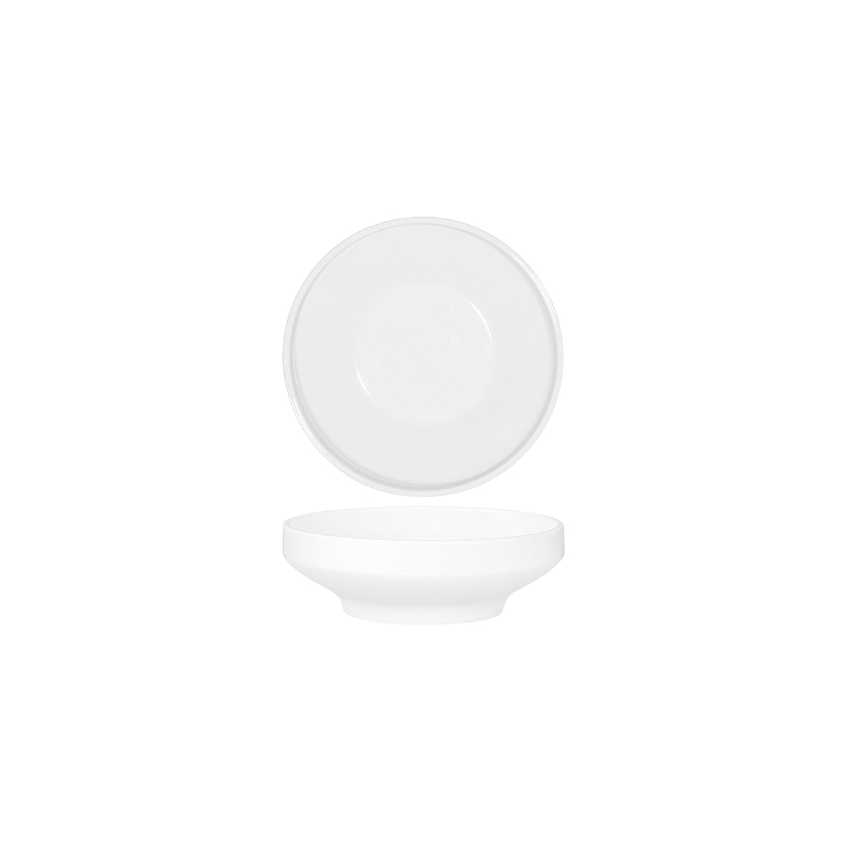 Core White Round Bowl Footed 160 x 50mm: Pack of 6