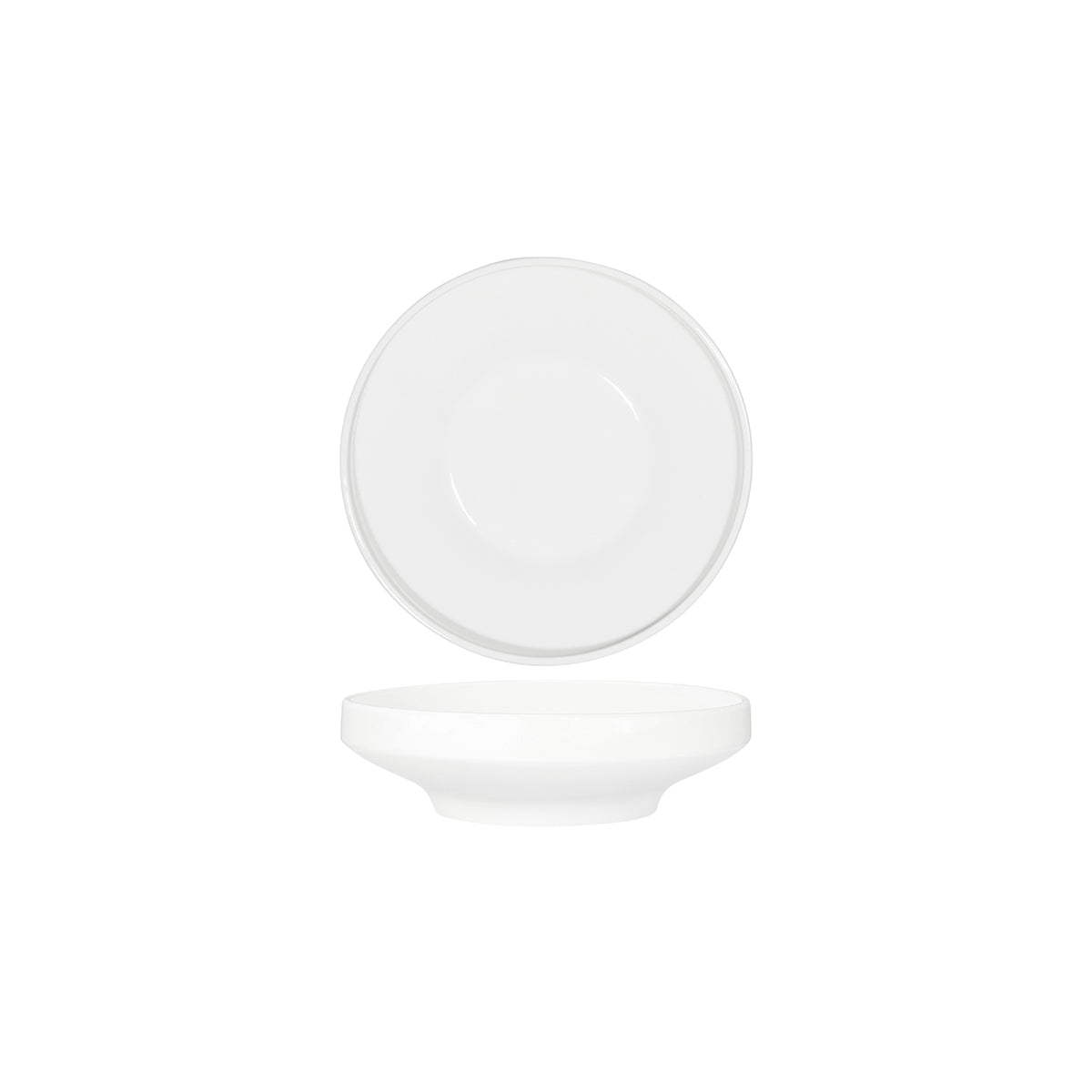 Core White Round Bowl Footed 210 x 62mm: Pack of 3