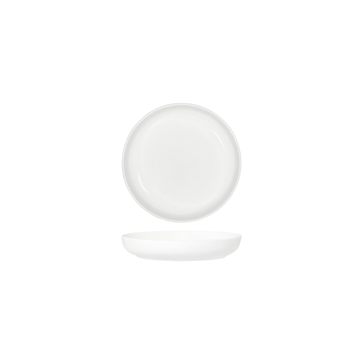 Core White Round Deep Coupe Plate 160x30mm: Pack of 6