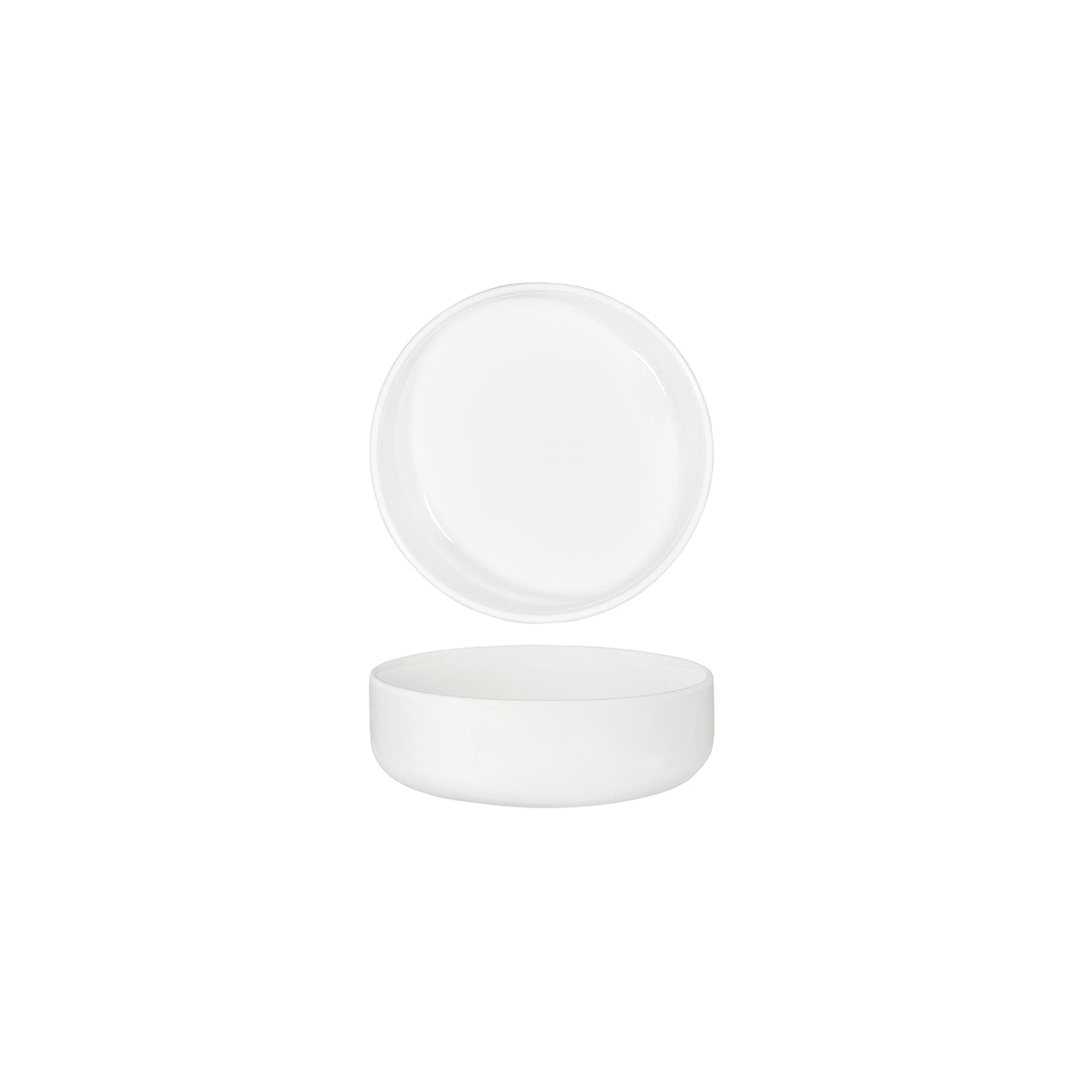 Core White Round Deep Bowl 130 x 45mm: Pack of 6