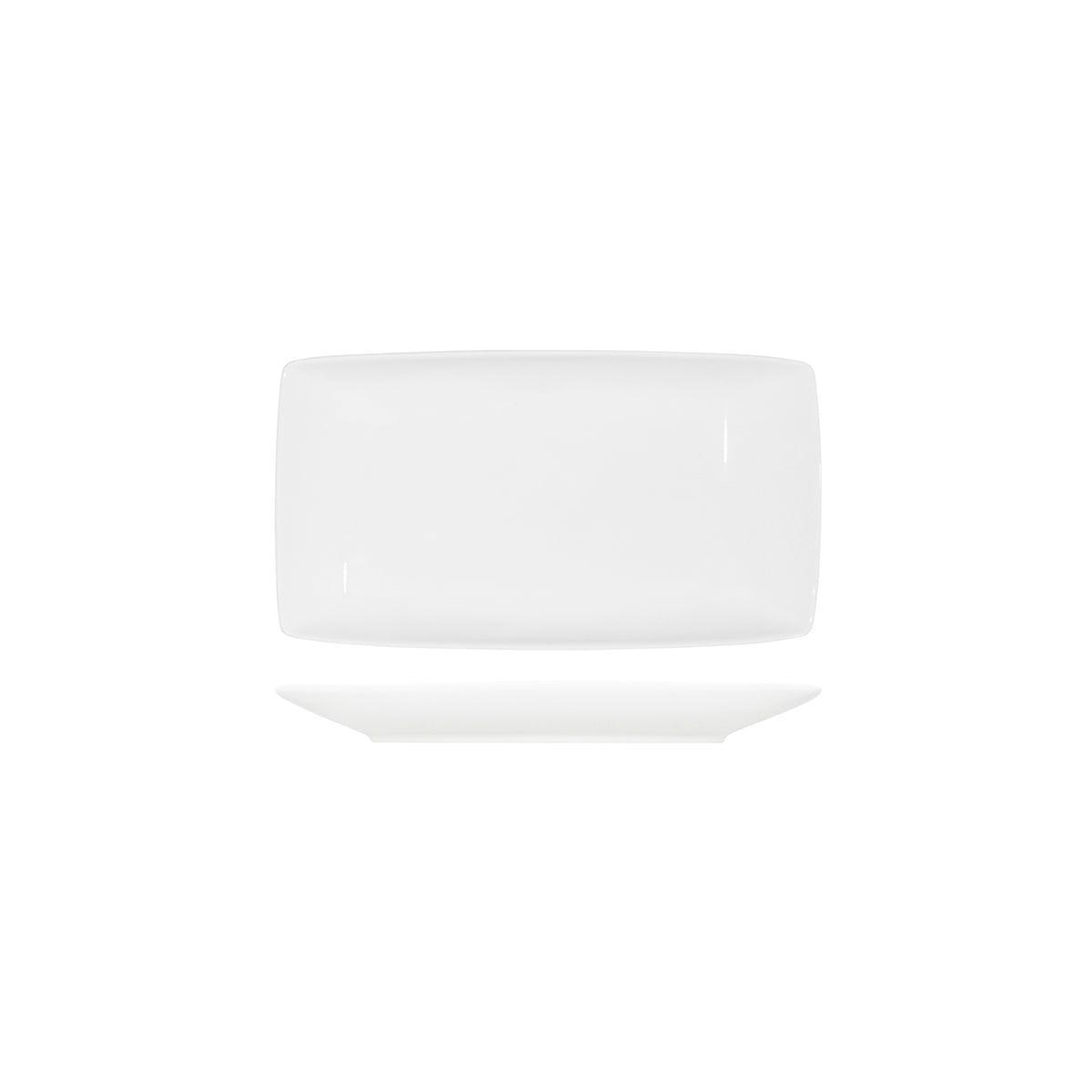 Core White Platter-Rectangle Coupe 305x165x35mm: Pack of 4