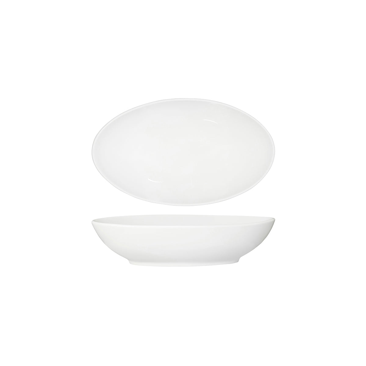 Core White Oval Salad Serving Bowl 305 x 185 x 70mm: Pack of 3