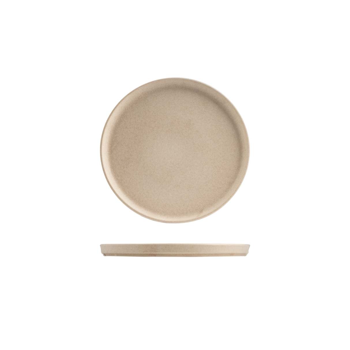 Round Walled Plate 270mm x 22mm, NMC Parade Marshmallow - Pack of 6