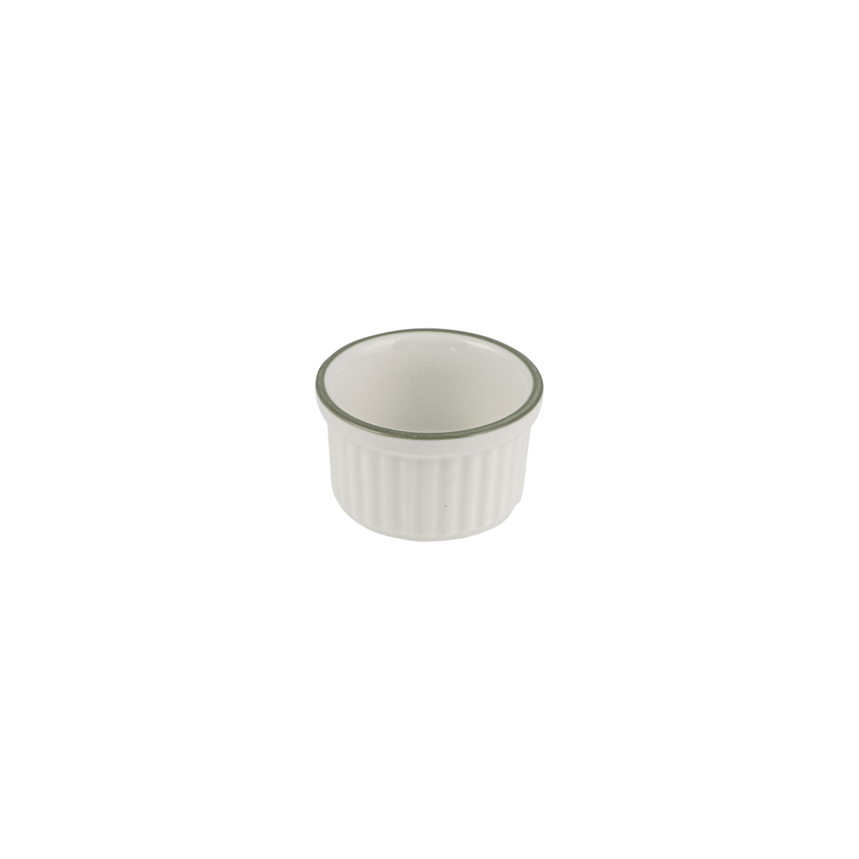Ribbed Ramekin 60mm x 35mm H Homestead Olive: Pack of 12