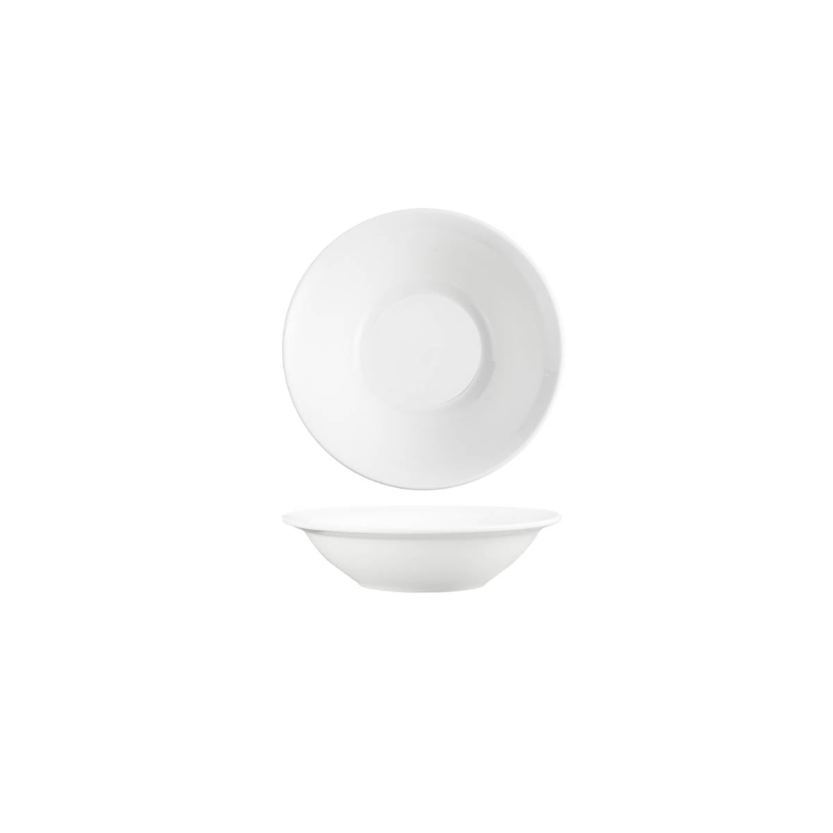 Core White Banquet Round Fruit Bowl N/Rim 160mm: Pack of 6
