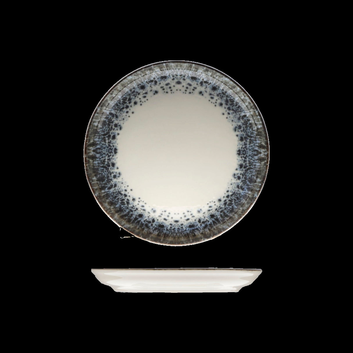 Porland Regen Ontario 210mm Round Coupe Plate - Pack of 6