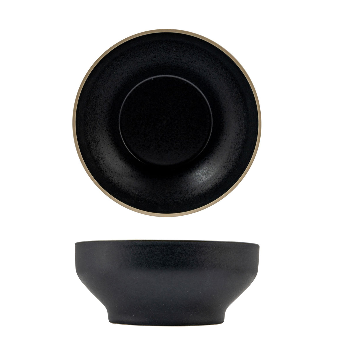 Round Bowl - 212mm, Midnight Black: Pack of 3