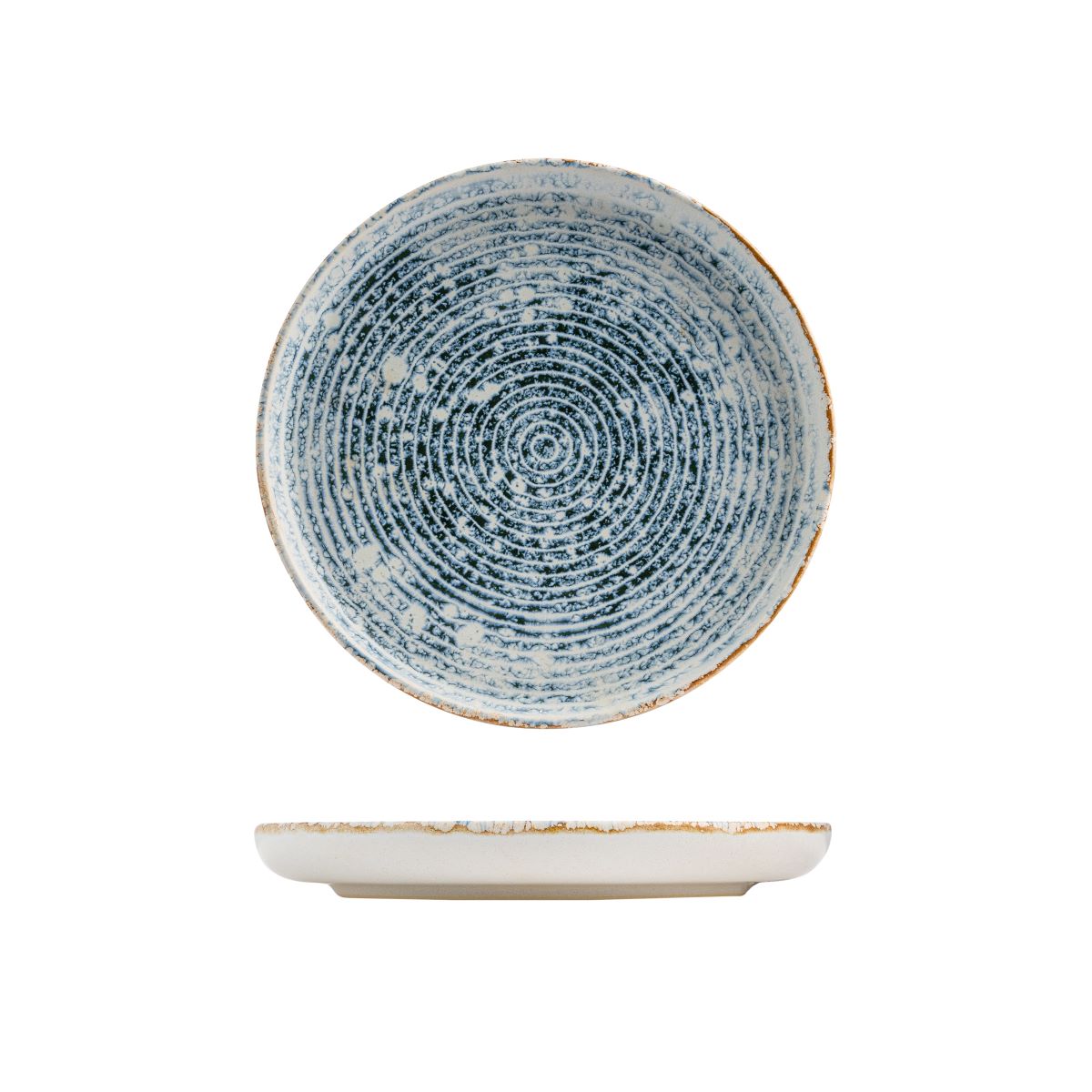 Round Plate - Ripple 220mm
