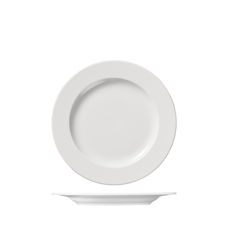 Round Plate Wide Rim 230mm Prime: Pack of 12