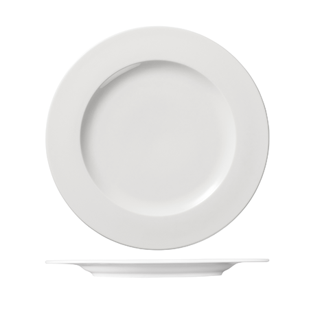 Round Plate Wide Rim 310mm Prime: Pack of 6