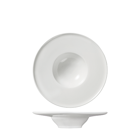 Gourmet Bowl Wide Rim 220mm, 160ml Serenity: Pack of 6