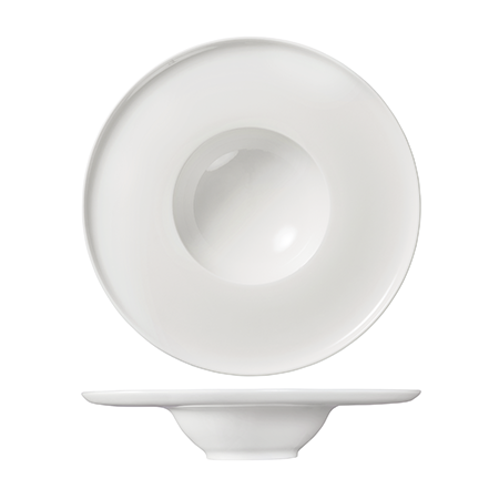 Gourmet Bowl Wide Rim 280mm, 295ml Serenity: Pack of 6