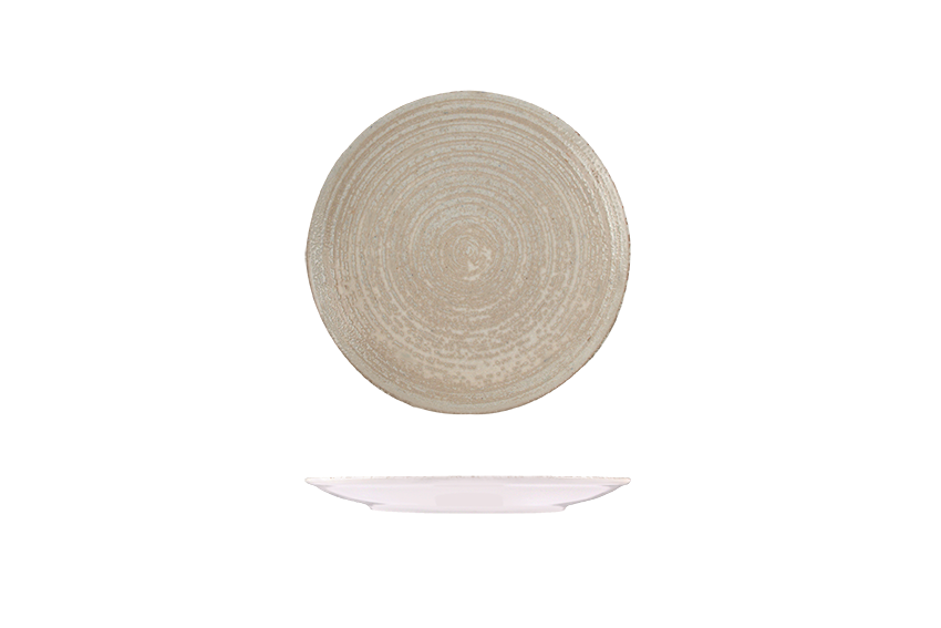 Round Plate - Coupe 270mm - Mocha: Pack of 12