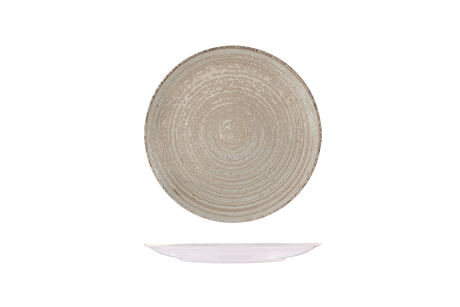 Round Plate - Coupe 300mm - Mocha: Pack of 6