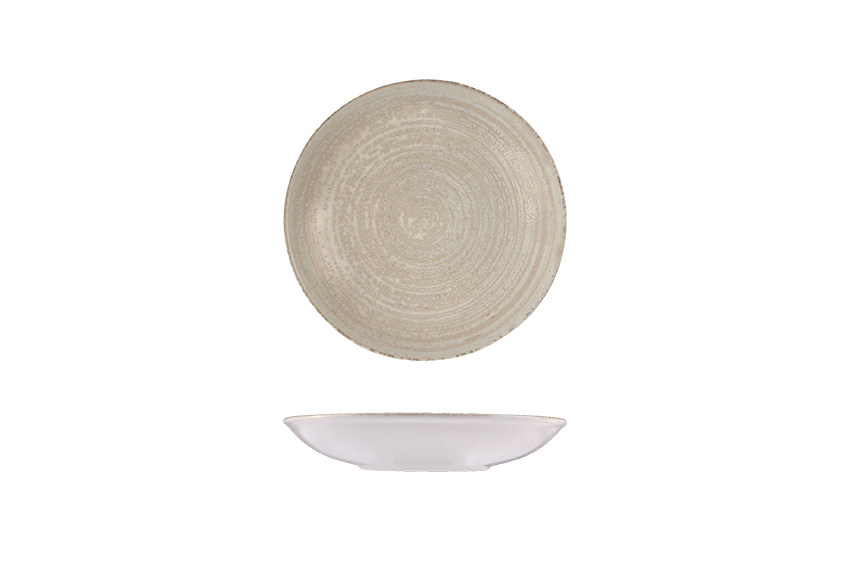 Share Bowl  -  Coupe 250mm - Mocha: Pack of 12