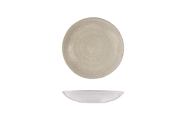 Share Bowl  -  Coupe 250mm - Mocha: Pack of 12