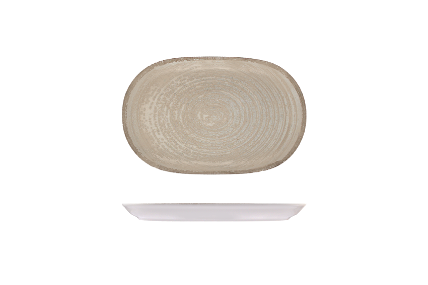 Oval Platter   330mm X 210mm - Mocha: Pack of 6