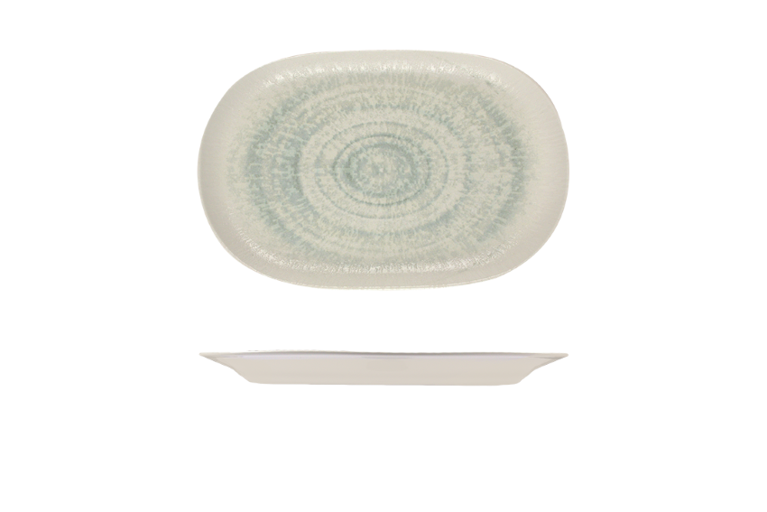 Oval Platter  330mm X 210mm -Glacier: Pack of 6