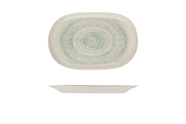 Oval Platter  330mm X 210mm -Glacier: Pack of 6