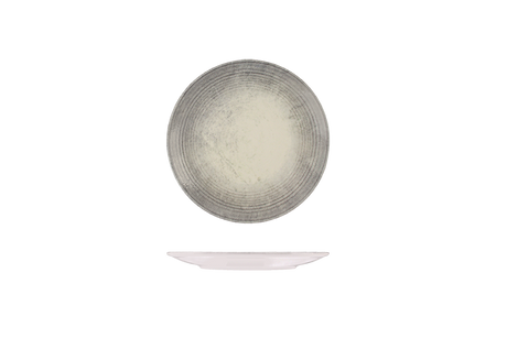 Round Plate - Coupe 230mm -Fume: Pack of 12