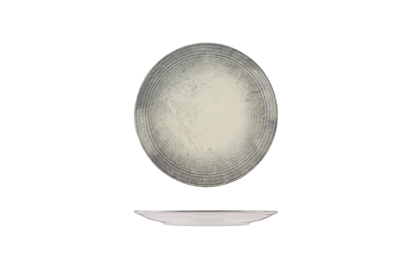Round Plate - Coupe270mm -Fume: Pack of 12