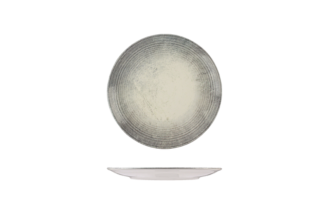 Round Plate - Coupe270mm -Fume: Pack of 12