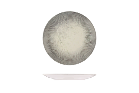 Round Plate - Coupe 300mm -Fume: Pack of 6